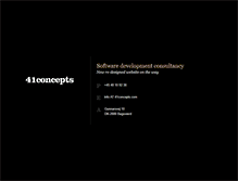 Tablet Screenshot of 41concepts.com